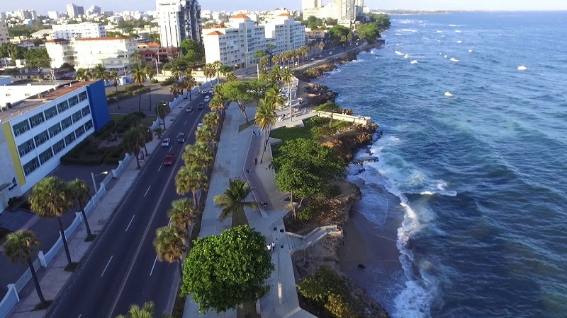 Malecón em Santo Domingo