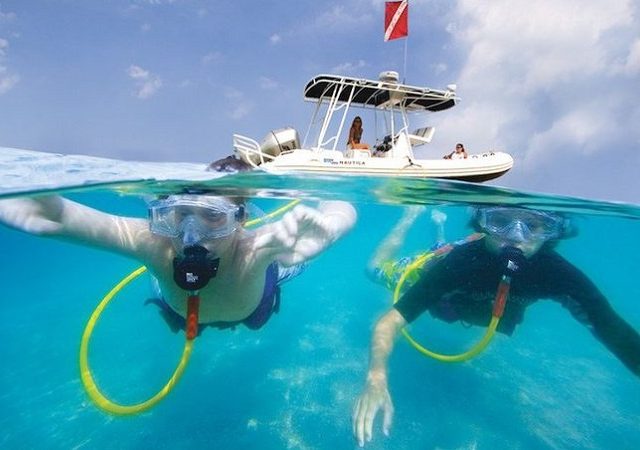 Snorkel e hookah diving em Punta Cana