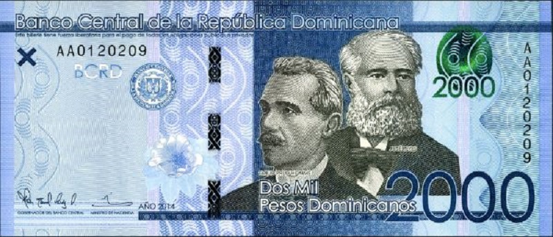 Dinheiro em espécie: Peso dominicano